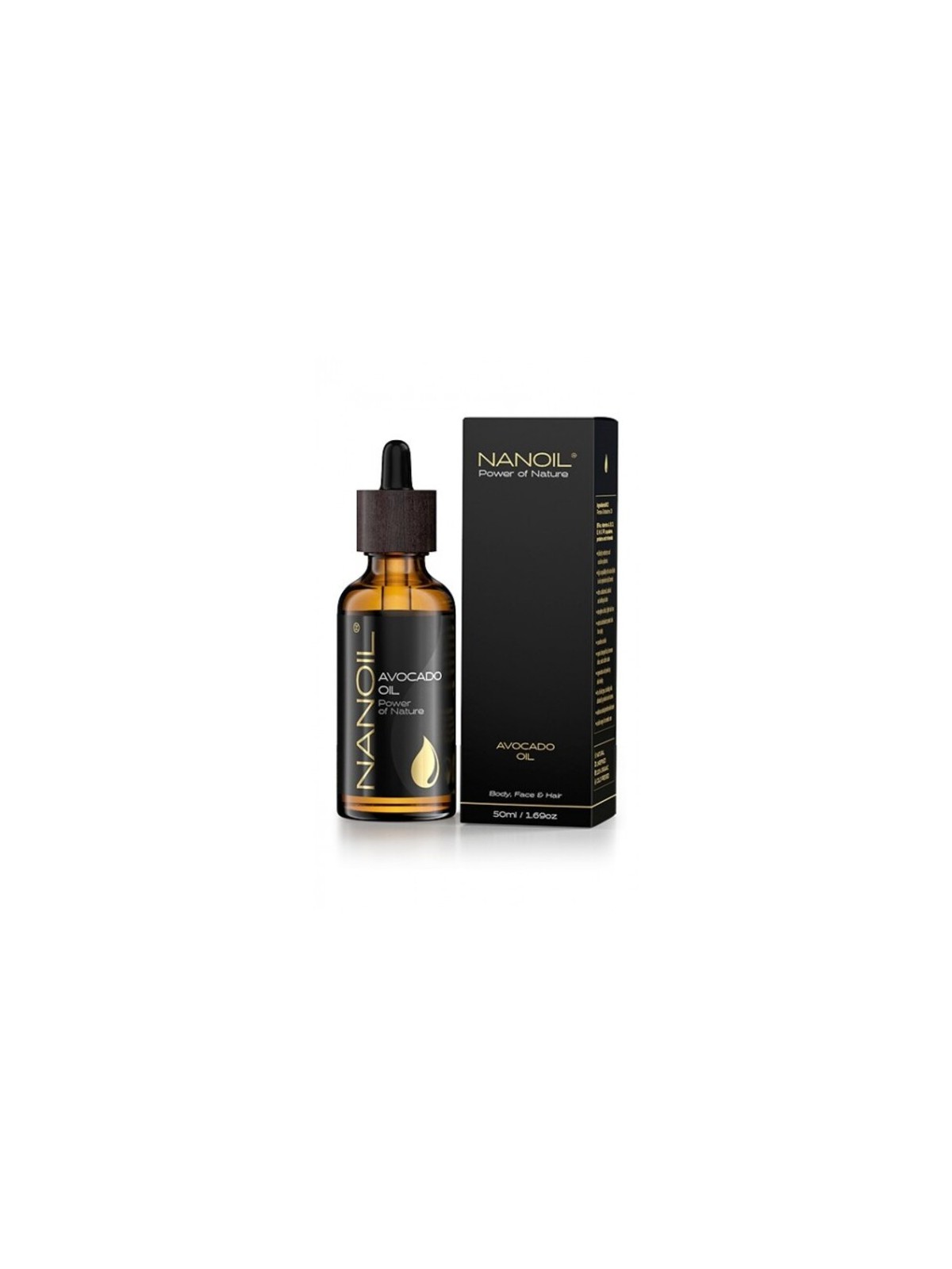 Nanoil Olio di Avocado per capelli e corpo 50ml