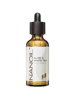 Nanoil Siero viso Aloe T Bianco Siero per la pelle con aloe e t bianco donna 50ml