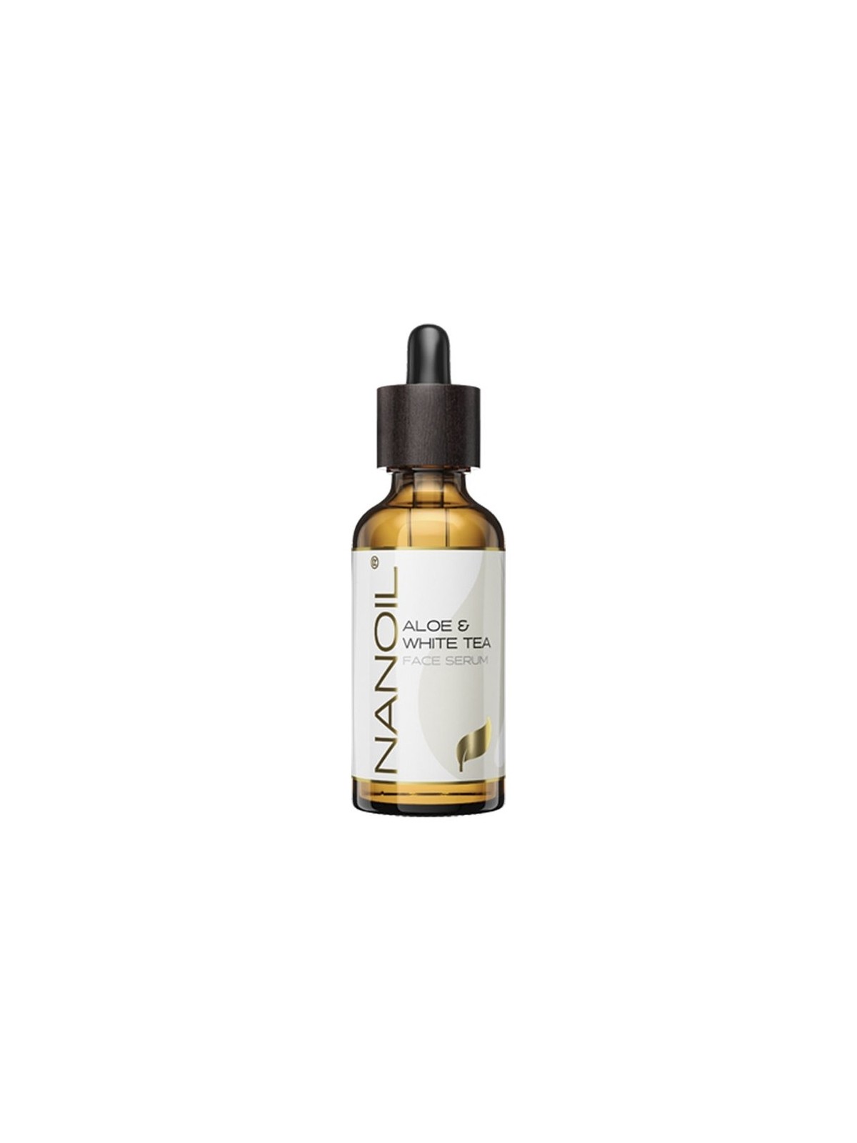 Nanoil Siero viso Aloe T Bianco Siero per la pelle con aloe e t bianco donna 50ml
