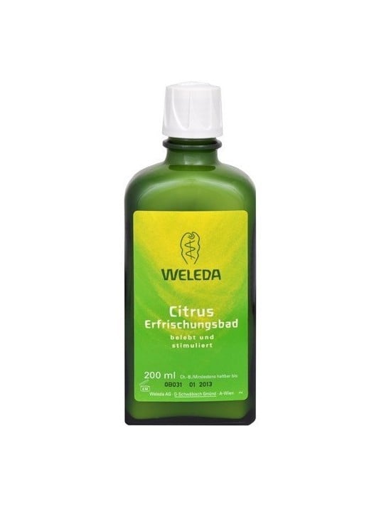 Weleda Citrus Latte da Bagno Rinfrescante Schiuma da Bagno Donna 200ml