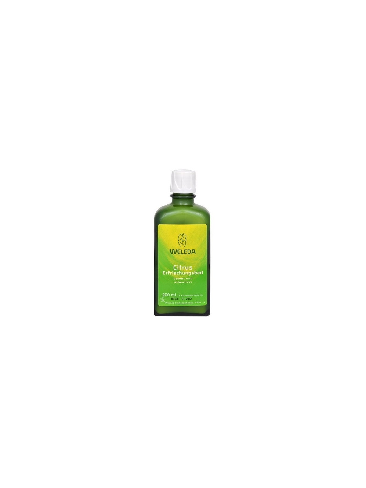 Weleda Citrus Latte da Bagno Rinfrescante Schiuma da Bagno Donna 200ml