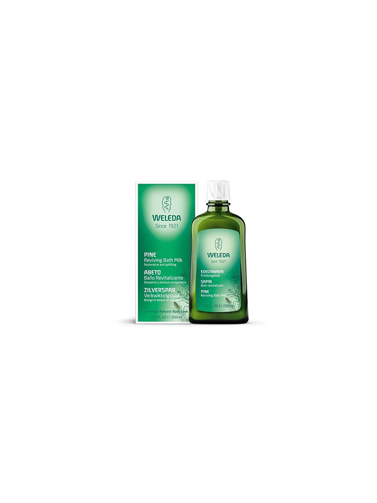 Weleda Pine Reviving Bath Milk donna 200ml