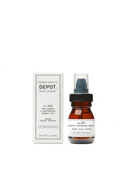 Depot 400 Specifiche da Rasatura No 403 Olio PreBarba Rinfrescante e Addolcente al Pepe Nero 30ml donna