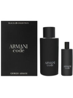 Armani Code for Men Gift Set eau de toilette 125 ml and eau de toilette 15 ml uomo 125ml Armani www.essenzetotalstyle.com 