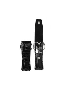PL808 Synthetic Leather Solingen Black travel manicure