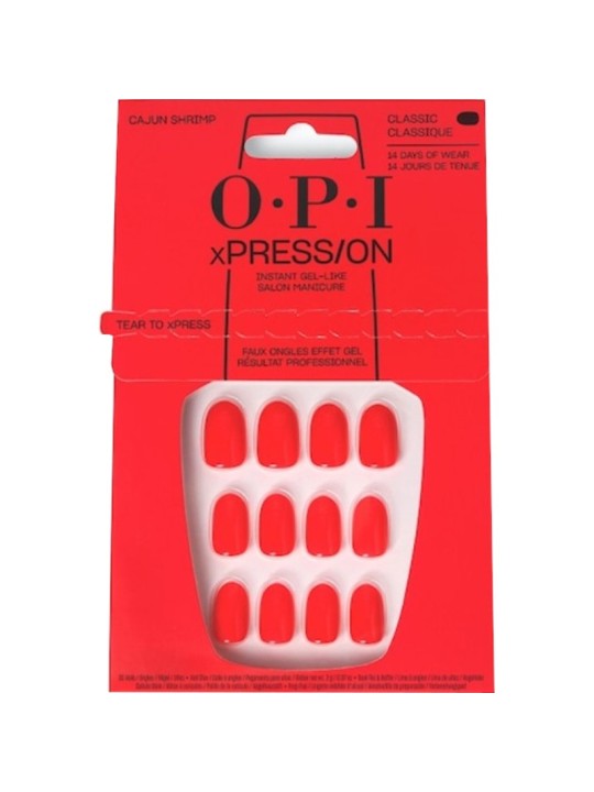 OPI Xpress-On Nail Art 30 unitï¿½ï¿½ Cajun Shrimp