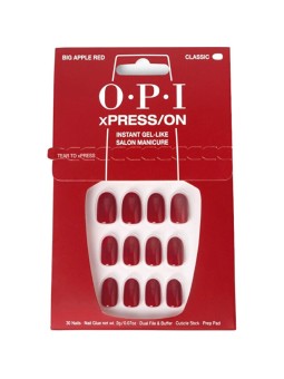 OPI Xpress-On Nail Art 30 unitï¿½ï¿½ Big Apple Red