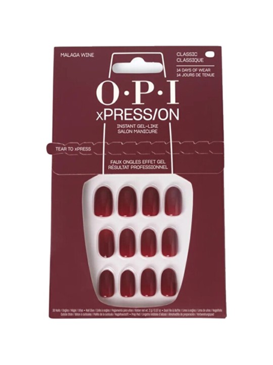 OPI Xpress-On Nail Art 30 unitï¿½ï¿½ Malaga Wine