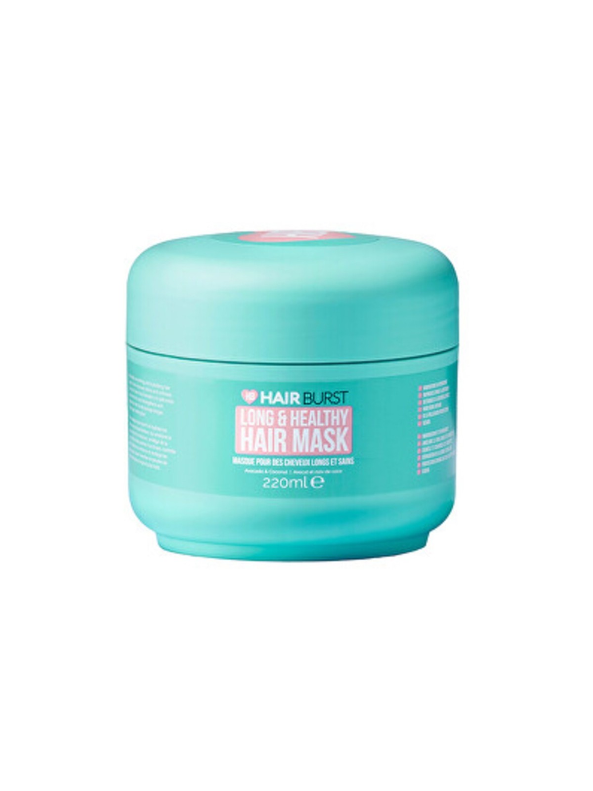 Maschera capelli lunghi e sani per donna. Nutre e rinforza i capelli. 220ml