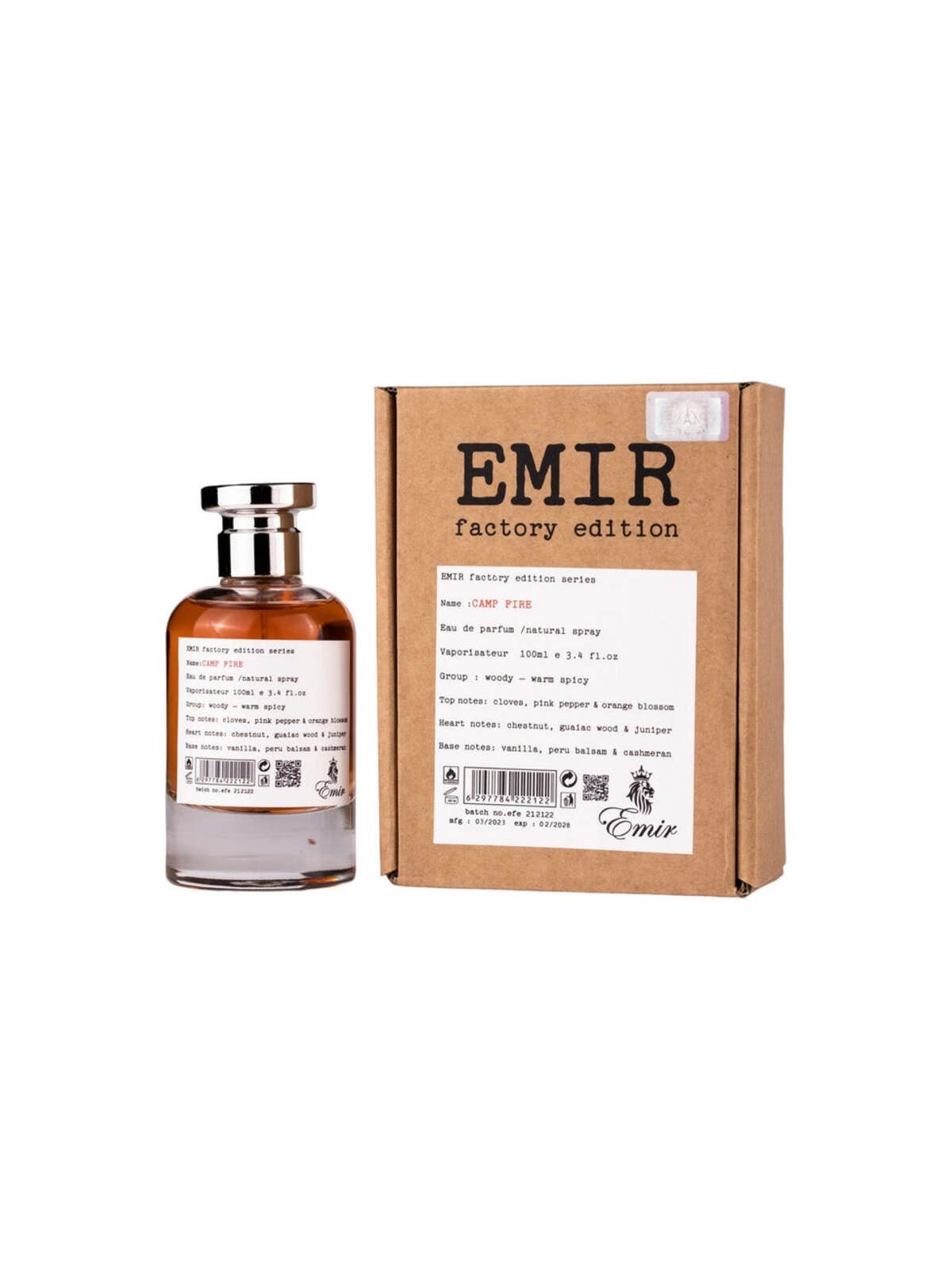 Emir Camp Fire Factory Edition 100ml Unisex