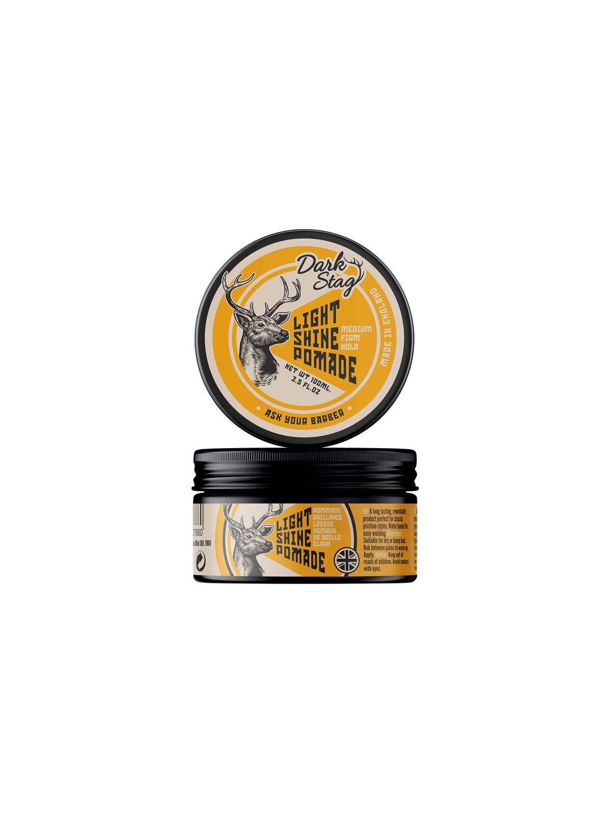Dark Stag Pomade Unisex 100ml - Look Perfetto