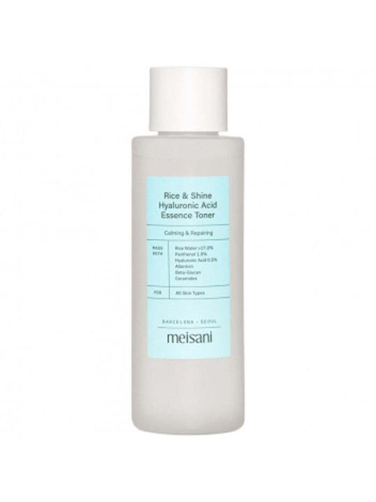 Tonico idratante Meisani RICE AND SHINE con acido ialuronico 150ml