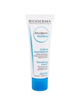 Bioderma Atoderm Nutritive High Nutrition Cream Crema nutriente lenitiva per la pelle secca del viso donna 40ml