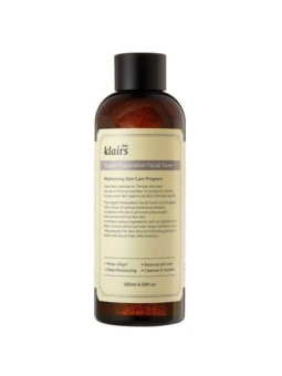 Tonico viso Klairs SUPPLE PREP, 180ml. Pelle idratata e luminosa.