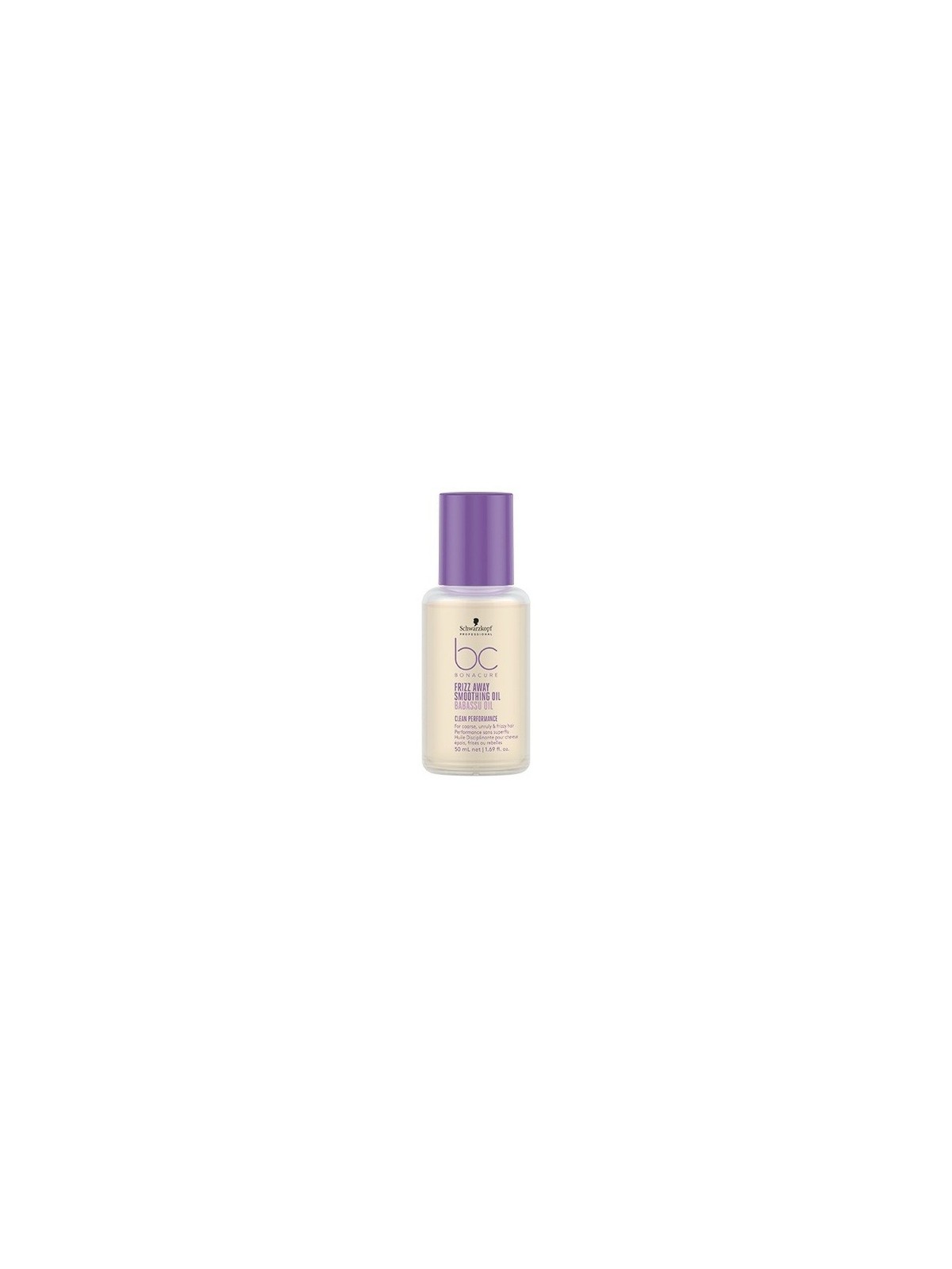 Schwarzkopf Bonacure Frizz Away Smoothing Oil 50ml For Course, Unruly & Frizzy Hair