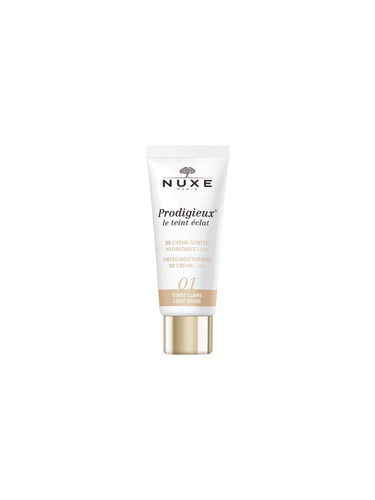 Nuxe Crema BB Illuminante Prodigieux Le Teint Eclat Crema BB Colorata Idratante 24H 30ml - Tonalità: 1 Light donna Nuxe www.esse