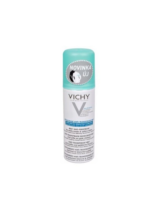 Vichy 48H Anti-Transpirant Anti-Traces Deo Spray donna 125ml Alcohol free - Paraben free