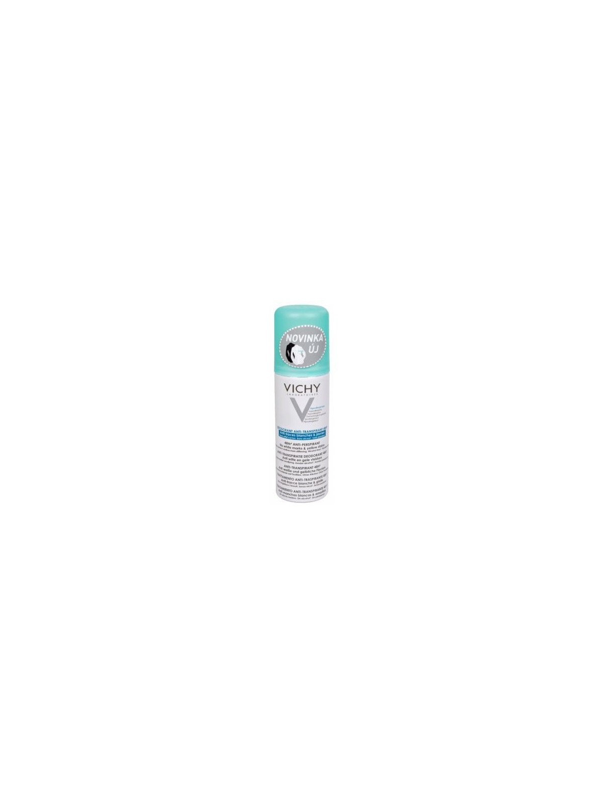 Vichy 48H Anti-Transpirant Anti-Traces Deo Spray donna 125ml Alcohol free - Paraben free