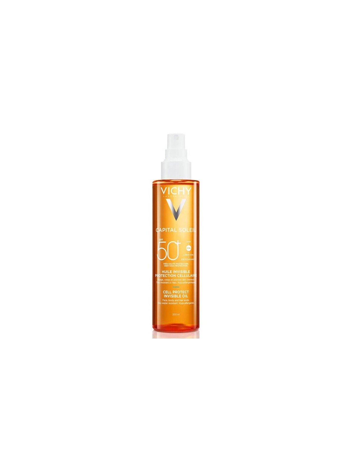 Vichy Capital Soleil Cell Protect Olio Invisibile SPF50 unisex 200ml