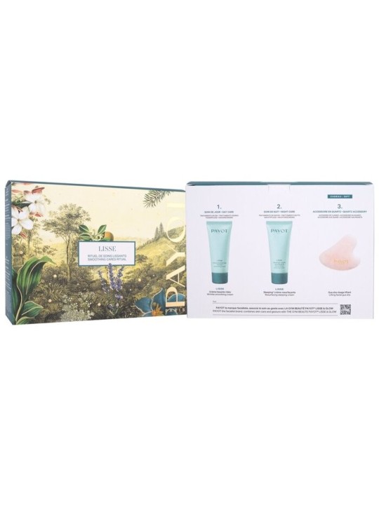 Set Payot Lisse - Crema levigante antirughe 60ml, Crema notte resurfacing 30ml