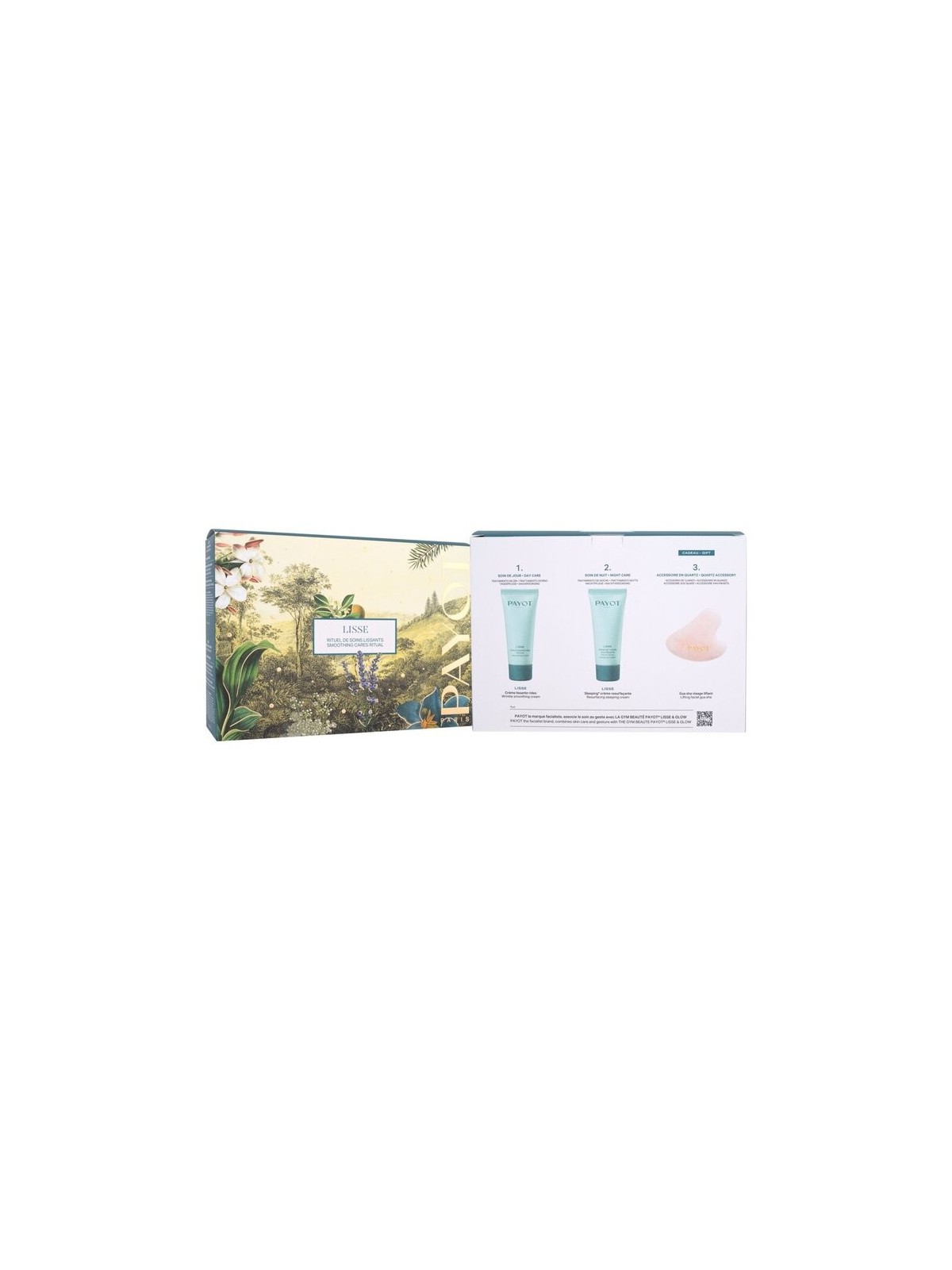 Set Payot Lisse - Crema levigante antirughe 60ml, Crema notte resurfacing 30ml