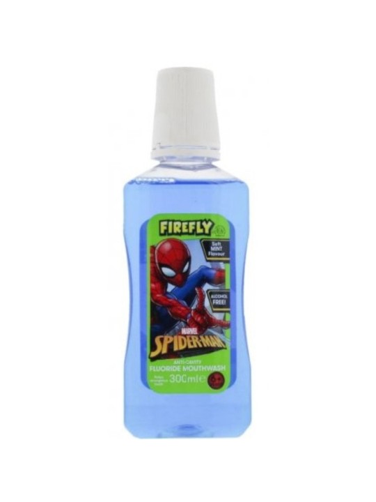 Collutorio anticarie al fluoro Firefly Spiderman