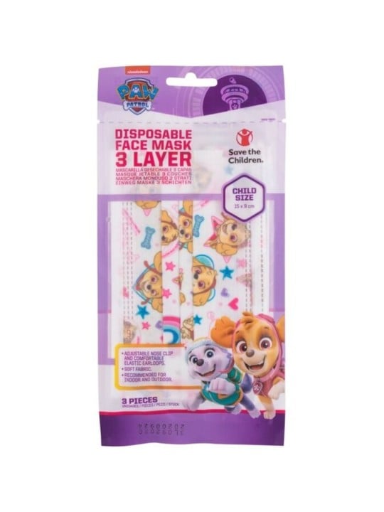 FRAGRANCES FOR CHILDREN Paw Patrol Skye Mask and Respirator 3 units