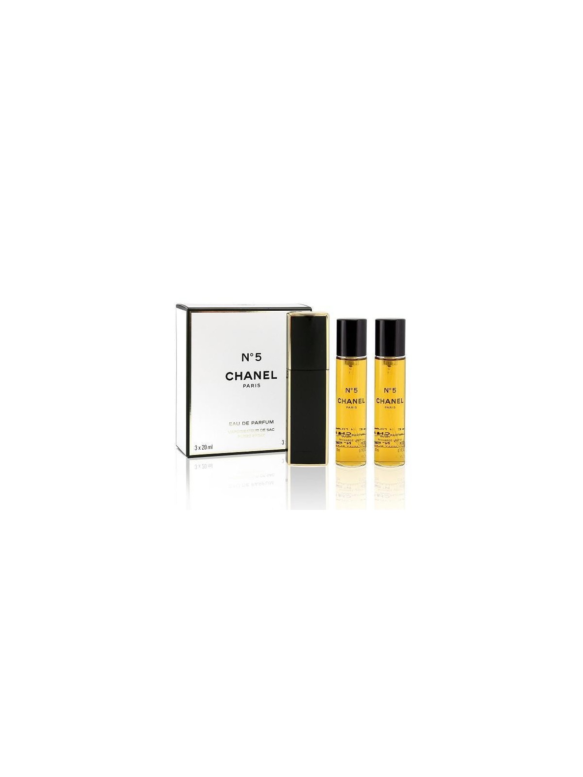 Chanel No 5 Giftset donna 60ml 3x20ml - eau de parfum Spray Refill