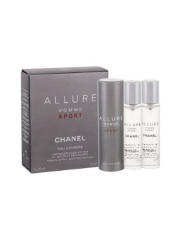 Chanel Allure Homme Sport Eau Extreme Twist and Spray Eau de Toilette Uomo 3x20ml