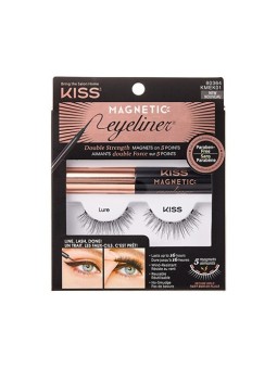 Kiss My Face Kit eyeliner e ciglia magnetiche Ciglia finte magnetiche con eyeliner donna 02 Tempt