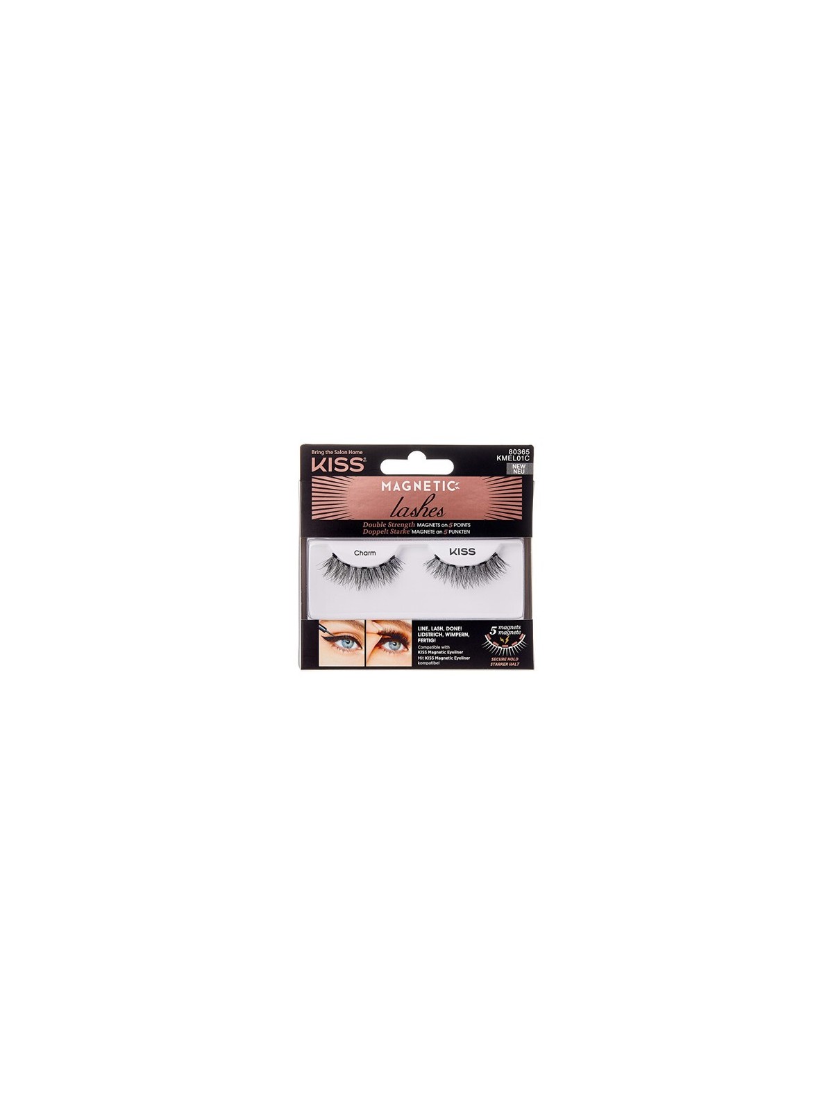 Ciglia Magnetiche Kiss My Face Double Strength - Alghe Magnetiche 04 Tantalize