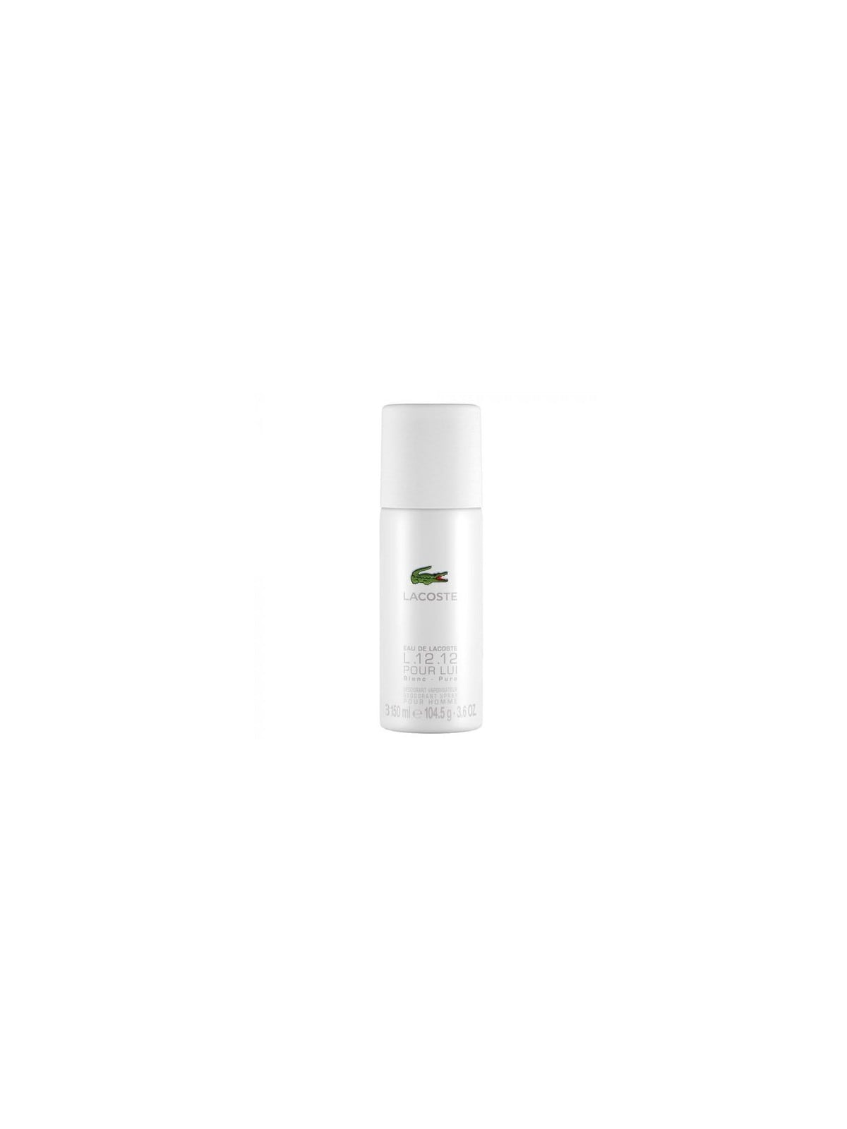 Deo Spray uomo Lacoste Eau de Lacoste L.12.12 Blanc 150ml
