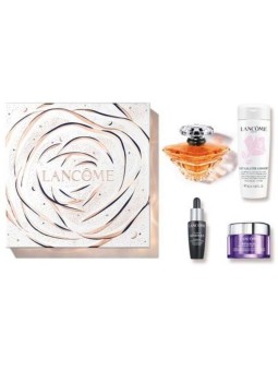 Lancome Tresor Gift Set eau de parfum 100 ml latte detergente 50 ml siero 7 ml e crema 15 ml donna 172ml