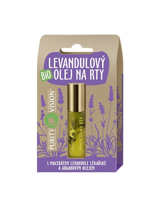 Olio per labbra alla lavanda biologico donna 10ml