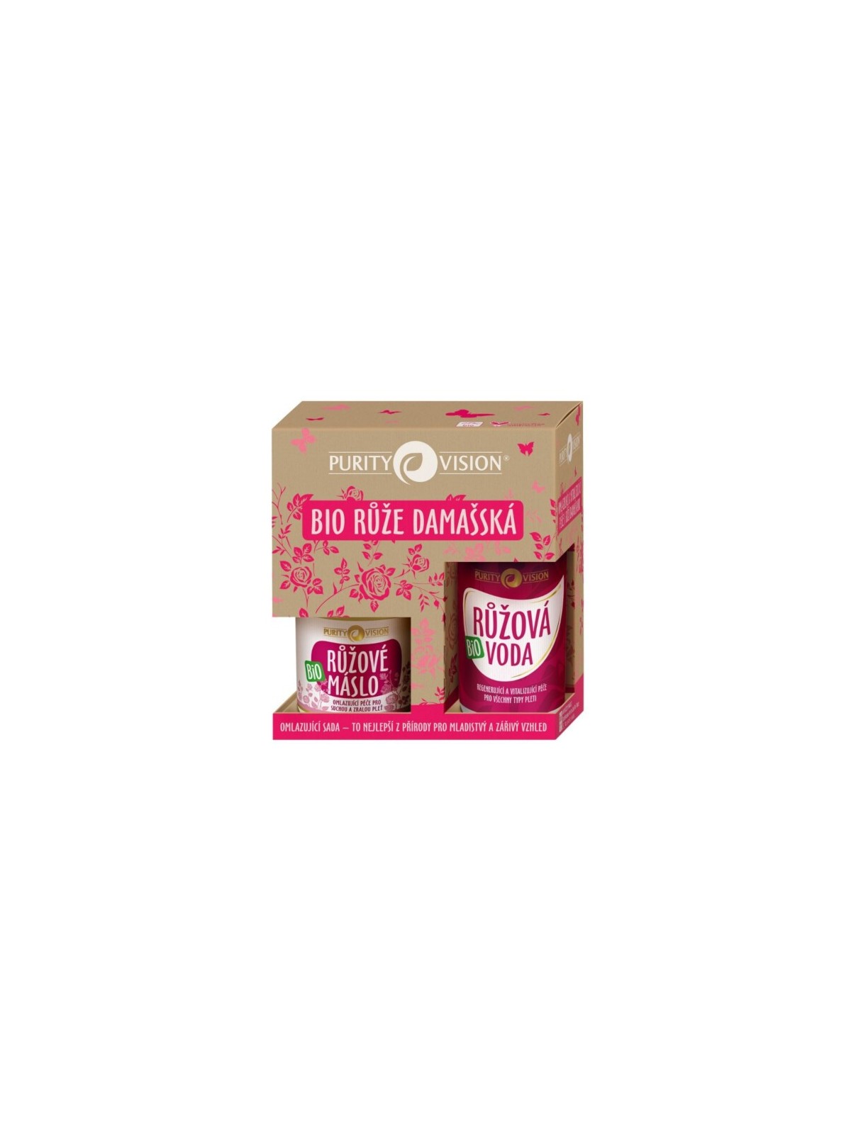 Rejuvenating set with damask rose