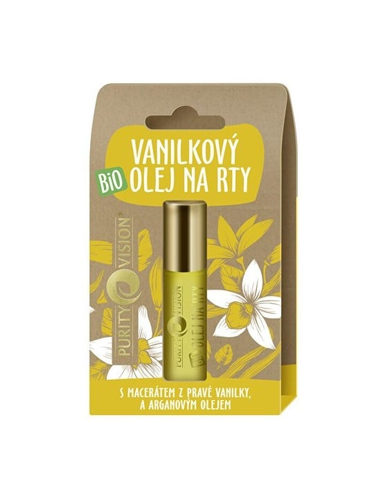 Purity Vision Olio labbra alla vaniglia biologico donna 10ml
