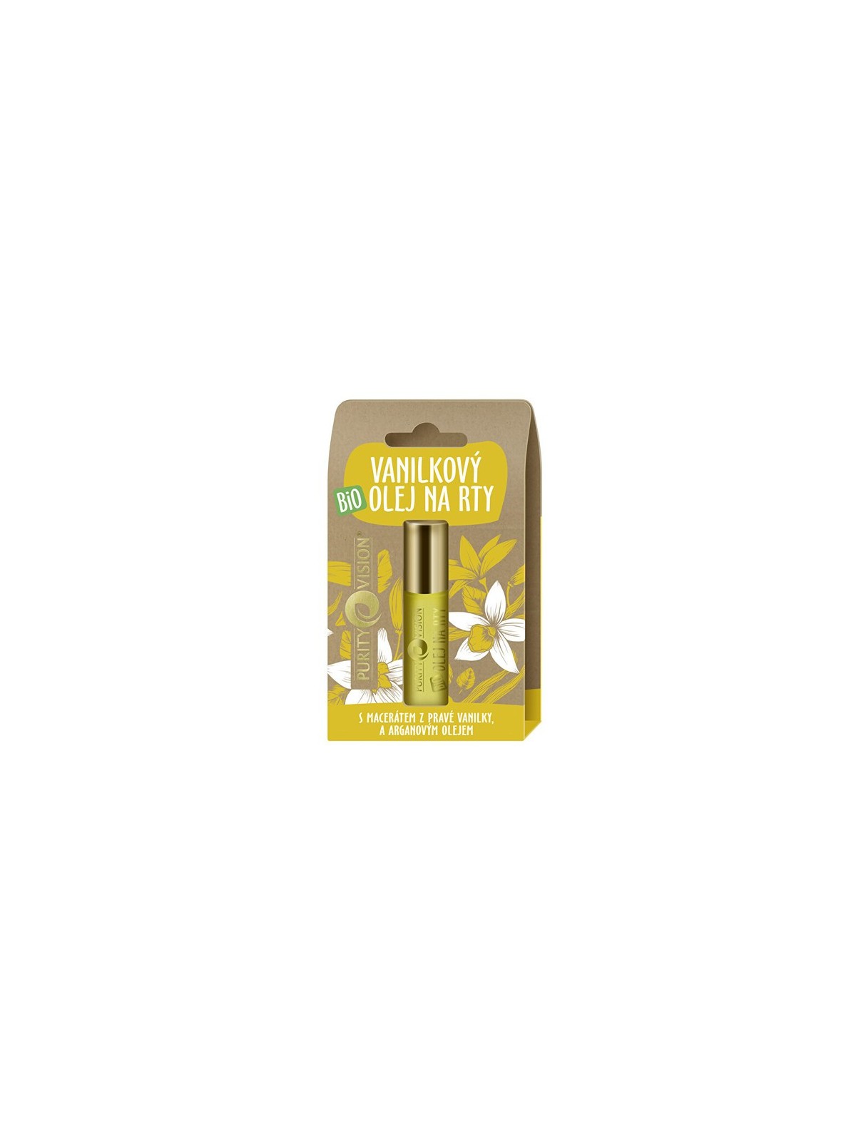 Purity Vision Olio labbra alla vaniglia biologico donna 10ml