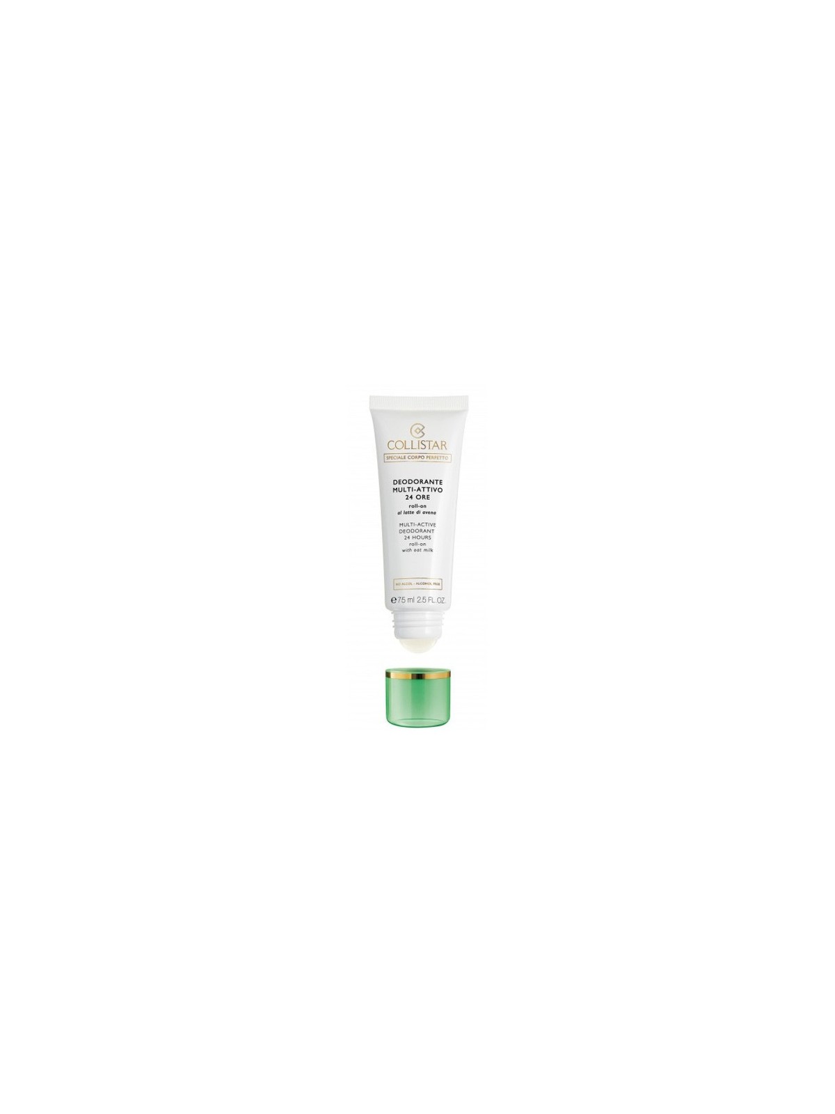Collistar Multi-Active Deo 24H Roll On donna 75ml Alcohol Free - With Oat Milk