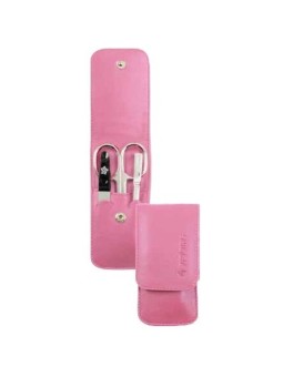 Set manicure da viaggio Pfeilring 3 pezzi rosa