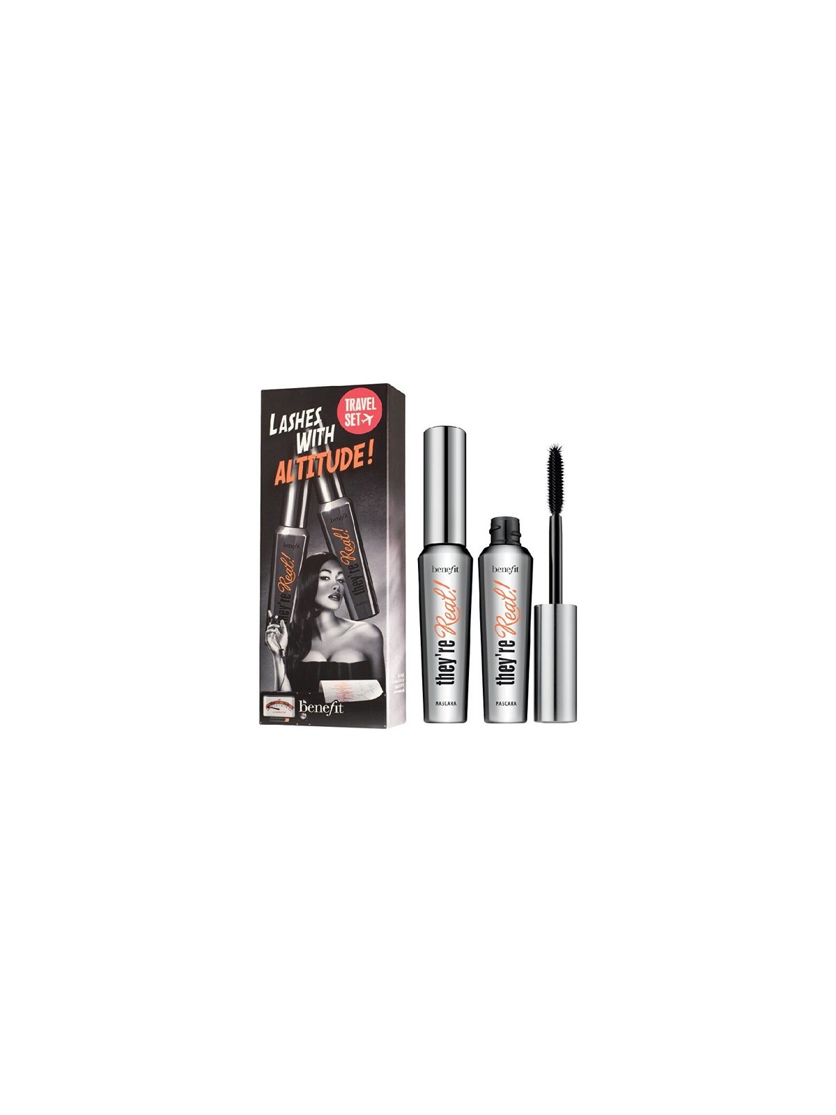 Benefit Duo Set: They're Real! Mascara donna 17g Numero 1 Jet Black - 2x8,5 gr