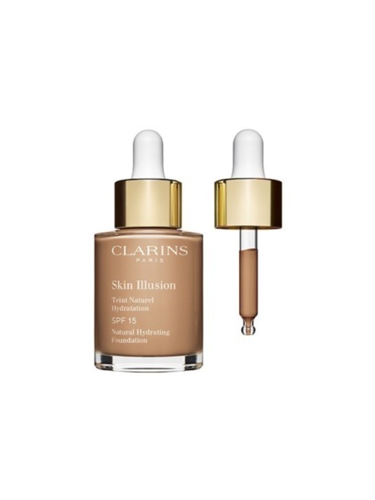 Clarins SKIN ILLUSION fondotinta naturale idratante 1165caff donna