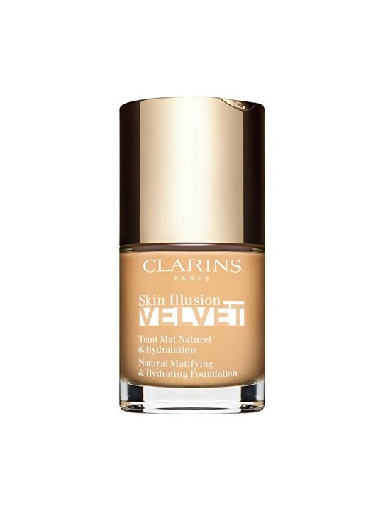 Clarins Skin Illusion Velvet Naturale Fondotinta Opacizzante e Idratante 30ml - Tonalità: 112C donna Clarins www.essenzetotalsty
