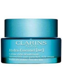 Clarins Crema idratante da giorno per pelli molto secche Hydra Essentiel Idrata e Disseta Crema Ricca 50ml donna Clarins www.ess
