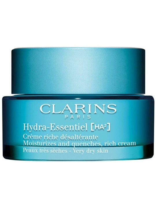 Clarins Crema idratante da giorno per pelli molto secche Hydra Essentiel Idrata e Disseta Crema Ricca 50ml donna Clarins www.ess