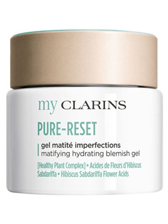 Clarins Gel opacizzante e idratante per la pelle My Clarins Pure Reset Gel opacizzante idratante anti-imperfezioni 50ml donna Cl