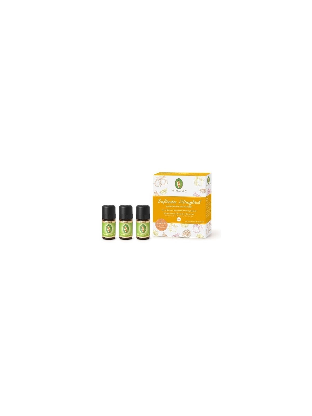 Set felicitï¿½ï¿½ agli agrumi 3 x 5 ml Set di identificazione donna