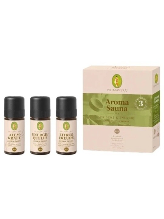 Set sauna aromatica Freshness & Energy per donna