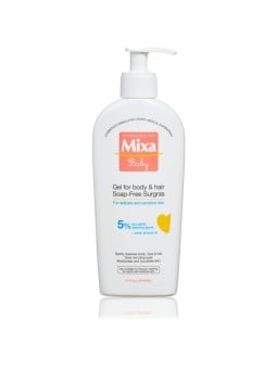 MIXA Baby Gel per Corpo Capelli Senza Sapone 400ml