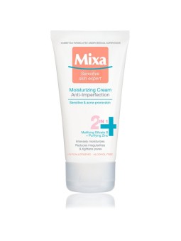 Crema idratante antiimperfezioni Mixa Sensitive Skin Expert donna 50ml