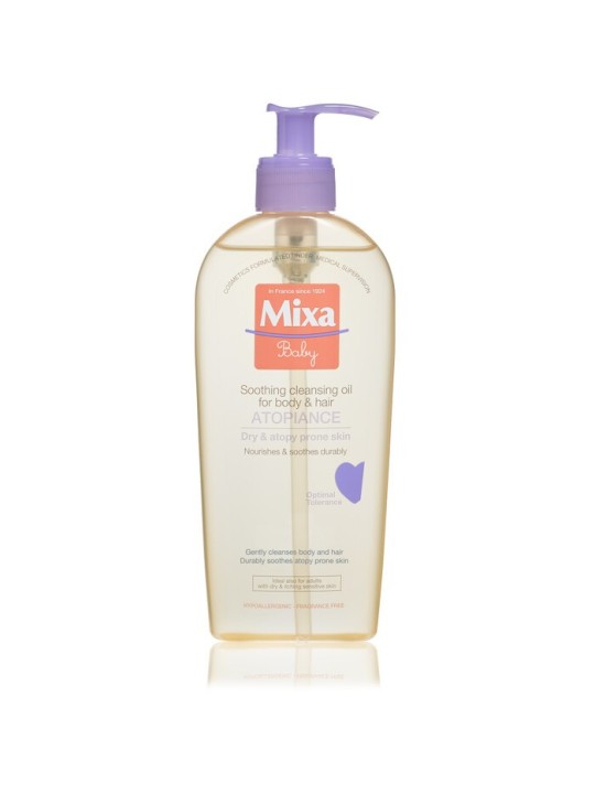 Mixa Olio detergente lenitivo per corpo e capelli per bambini unisex 250ml